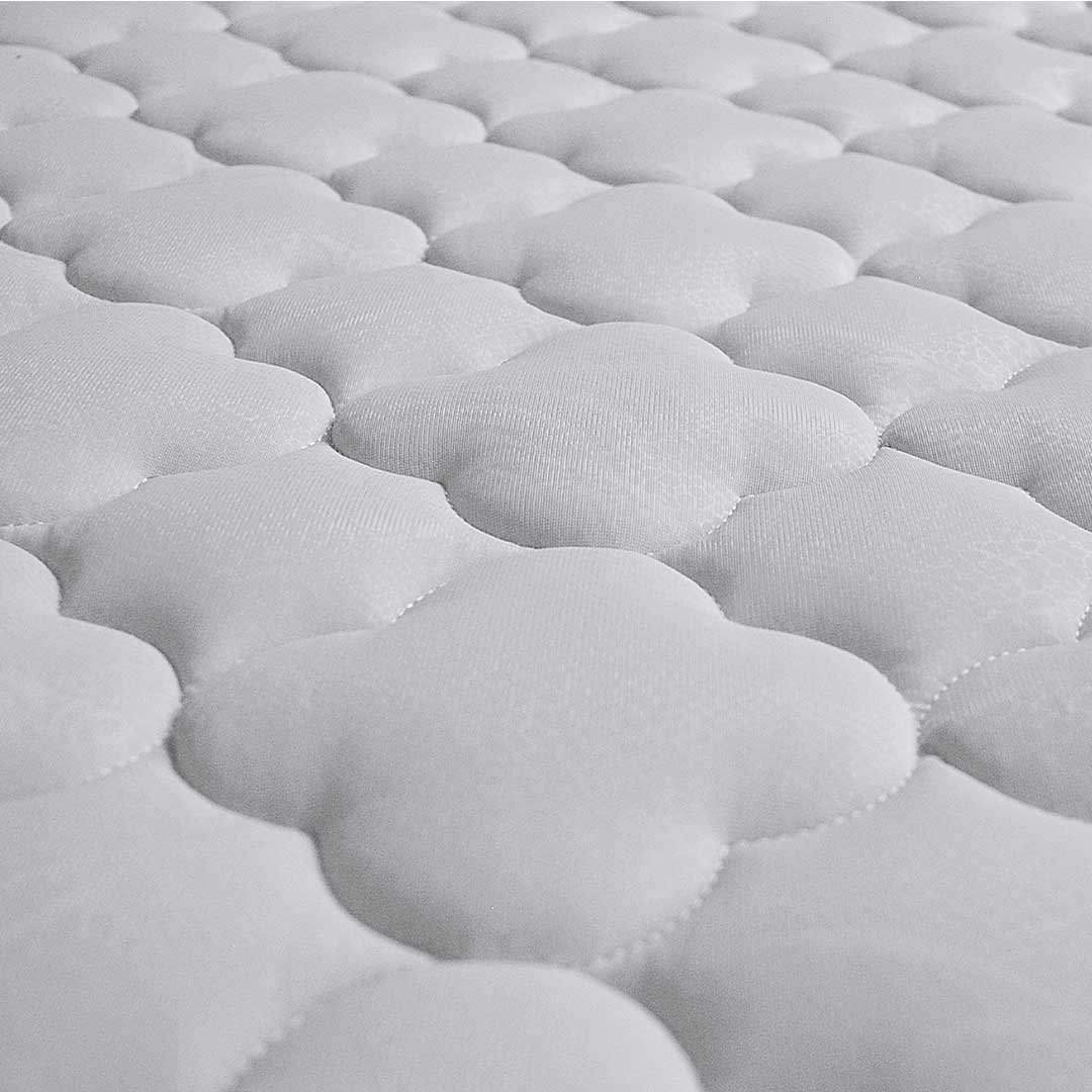Colchón Cotton (120x190) + Base Cama Cajonera + Espaldar Sidney - Colchones  Naturals